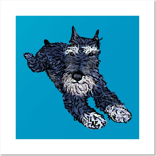 Schnauzeriffic Wall Art by Doodleslice